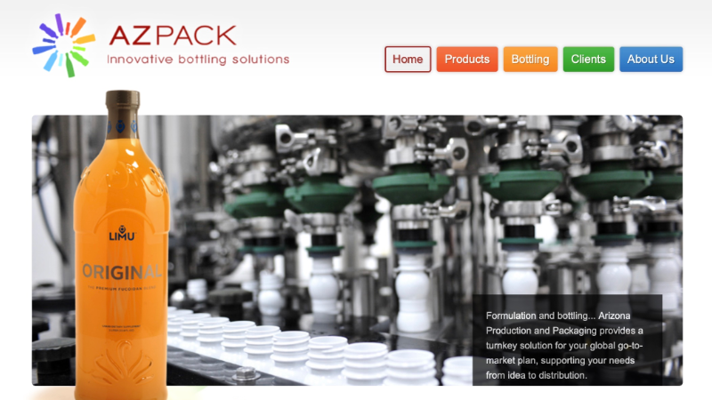 AZPack website redesign